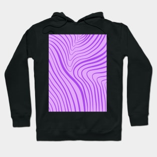 Amazing Simple Aesthetic Light Pastel Purple Lines Hoodie